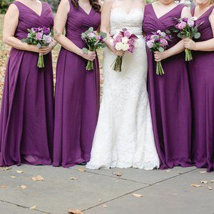 Plum Bridesmaid Dress